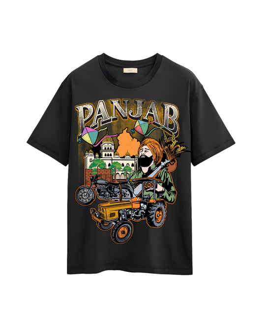 Panjab Pride T-Shirt (Black)